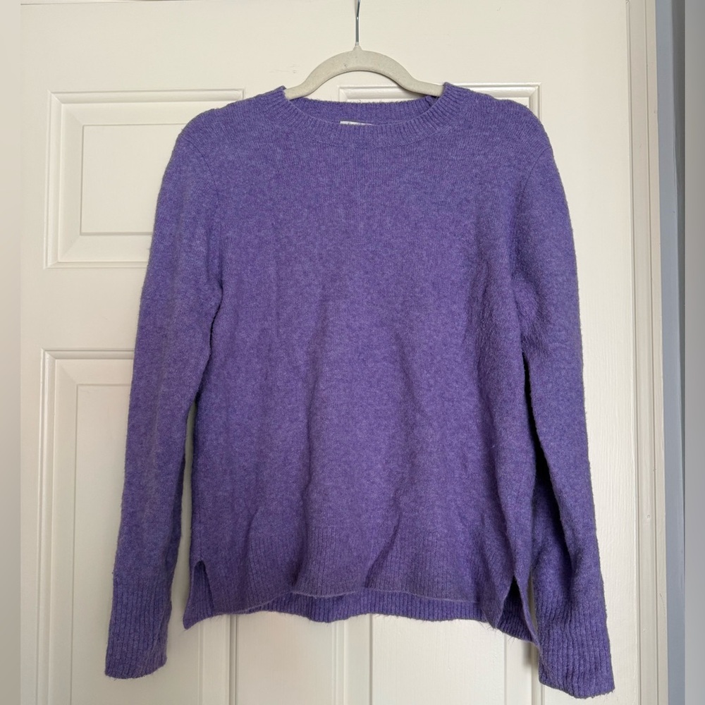 J. Crew Lavender Crew Neck Sweater